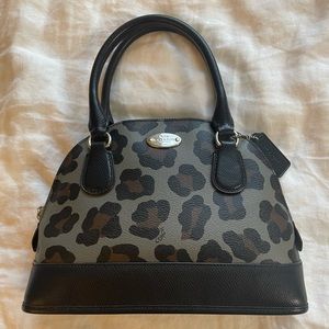 Coach Top Handle Bag in Wild Print